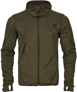 Härkila Deer Stalker Fleece Kapuzenjacke willow green