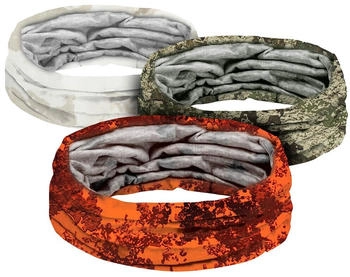 Pinewood Head Scarf Camou 3-Pack strata blaze schnee camou