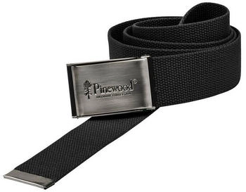Pinewood Canvas G&uuml;rtel schwarz