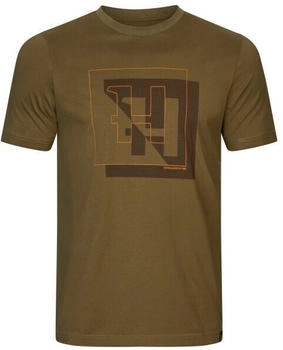 Härkila H-Logo T-Shirt braun dunkeloliv