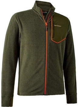 Deerhunter Chamois Full-Zip Fleecejacke forest green