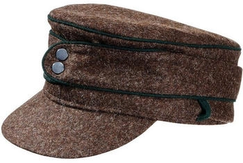 Parforce Traditional Hunting Baschlikm&uuml;tze dunkelbraun gr&uuml;n