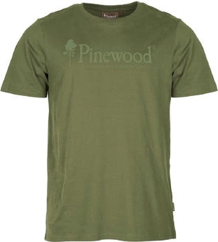 Pinewood Outdoor Life T-Shirt oliv dunkelgrün