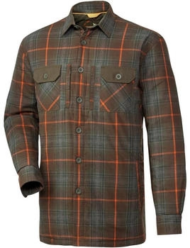 Parforce Jagd-Hemdjacke Rob oliv orange kariert 47