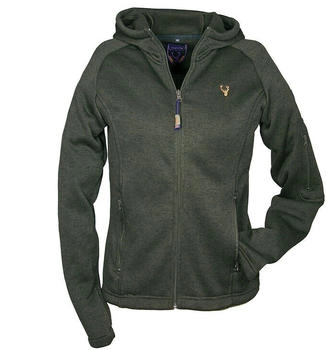 Hubertus Strick-Fleecejacke Kapuze