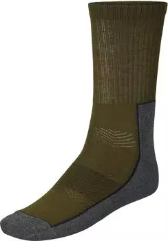 Seeland Field Socken 3er-Pack pine green dark grey