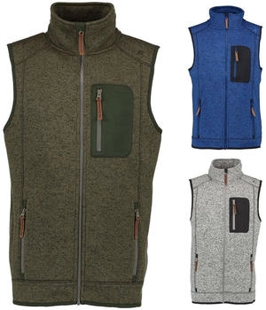German Wear Jagd Weste Fleeceweste Strickfleece Oliv