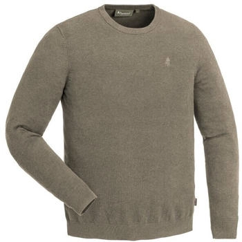 Pinewood Värnamo Crewneck Knitteds Pullover grau molemelangefarben