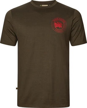 Härkila Game Kurzarm T-Shirt Willow Green Moose
