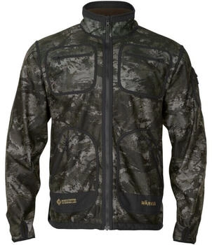 Härkila Kamko Noctyx WSP Reversible Fleece Jacket Axis Msp schwarz weidengrün