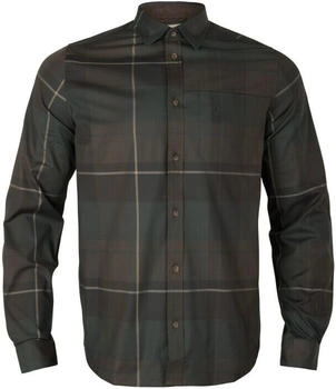 Härkila Akse Langarmhemd Shadow Brown Check