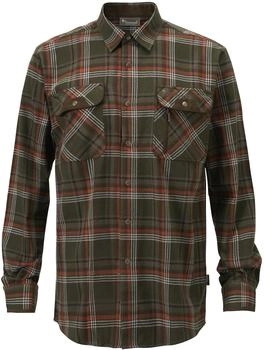 Pinewood Prestwick Hemd braun grün orange