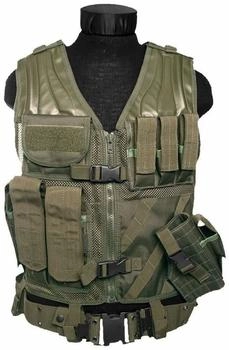 Mil Tec Trachtenwesten 10720001 oliv