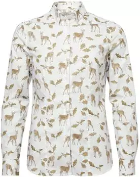 Chevalier Bluse Lindsey Oh Deer braun weiß