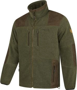 Hubertus Jagd-Fleecejacke Lahti oliv braun