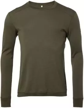 Chevalier Langarmshirt Merino Tarmac green