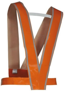 Hubertus Treiber Dreieck DRÜCKJAGD Reflektorgurt Überwurf (10876629) orange