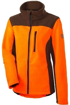 Hubertus Fleece Jagdjacke (26515663) signalorange/oliv