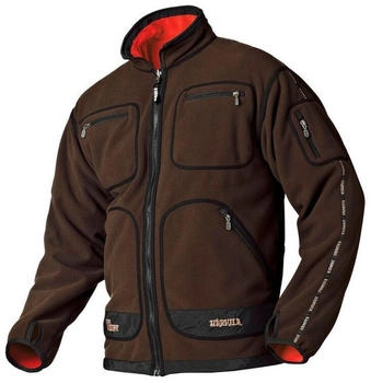 Härkila Kamko Fleecejacke braun/rot