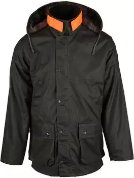 Romneys New England Jager Wachjacke gerade geschnitten (110701-07) oliv/grün