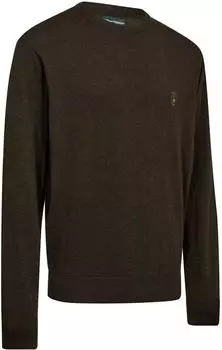 Deerhunter Harrington Langarm Pullover (8117-591) brown mélange