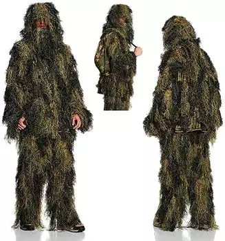 Mil Tec Ghillie Suit Anti Fire 4-teilig (11962020) woodland camo