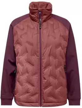 Pinewood Abisko Insulation Hybrid Jacke (3259) brick pink/burgundy