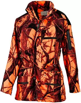 Hubertus Signal Jacke orange/schwarz