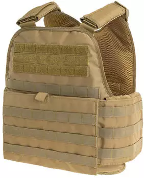 Mil Tec Plate Carrier Weste (13463105) coyote