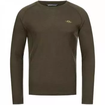 Blaser Active Outfits Merino Base Layer Rundhalspullover Jonar (122032-021/657) braun