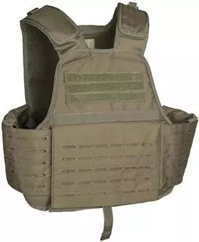 Mil Tec Laser Cut Carrier Weste oliv