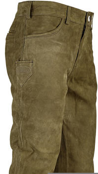 Hubertus Leder-Kniebundhose (167655) oliv