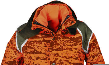 Hubertus Nachsuchenjacke (248200) orange/camouflage