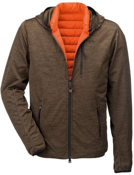Blaser Active Outfits Windlock Wendejacke (119012-026-607) terra mélange/blaze orange