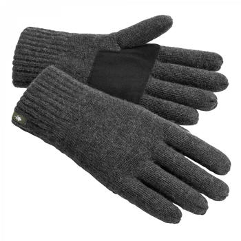 Pinewood Glove Wool Knitted (1122) dark anthracite melange