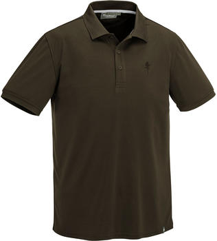 Pinewood Ramsey Polo Pique Shirt suede brown