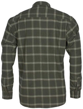 Pinewood Värnamo Flannel Long Sleeve Shirt 5009 darkgreen/green
