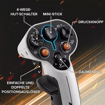 Thrustmaster Sol-R 2 HOSAS Space Sim Duo – Individuelle Belegung beschleunigt die Lernkurve