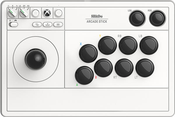8bitdo Arcade Stick für Xbox weiß