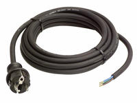 AS Schwabe 70912 Strom Anschlusskabel Schwarz 15.00m