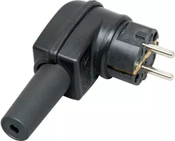 Kopp Schutzkontakt-Vollgummi-Winkelstecker (178216054)