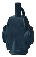 ABL Schuko-Gummi-H&auml;ngekupplung 1473190 schwarz 2-polig+E 16A 250V 1473190 (1473190)