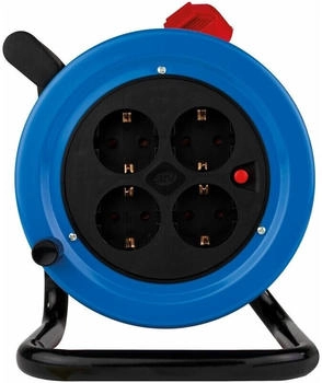 REV-Ritter Kabeltrommel Innen 15 m H05VV-F 3G1,5mm&sup2; Kabeltrommel schwarz blau