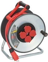 Brennenstuhl 9191500210 Kabeltrommel 50 m Rot Schutzkontakt-Stecker