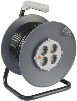 Sygonix Kabeltrommel 25 m Schutzkontakt-Stecker schwarz (SY-5655926)