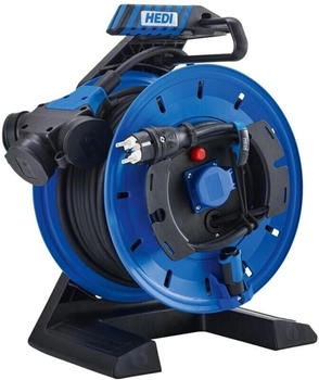 HEDI Vollkunststoff-Kabeltrommel Stecker-Typ E H07RN-F 3G2,5 40m