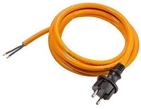Baustellen-anschlussleitung Orange, 5m, H05bq-f 2x1,0, Aeh, Ip44