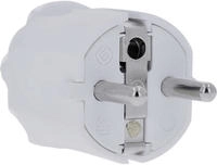 AS Schwabe 62221, AS Schwabe 62221 Schutzkontaktstecker PVC 230V Wei&szlig; IP20