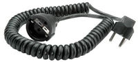 Bachmann Spiralleitung Kabel Spirale 4 Meter Schwarz 16a