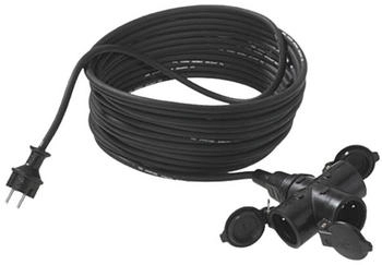 Bachmann Verlängerungskabel H07RN-F 3G1,5 schwarz 25m (343.176)